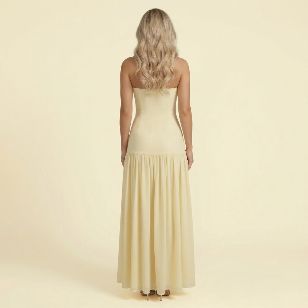 Caterina Drop-Waist Maxi Dress