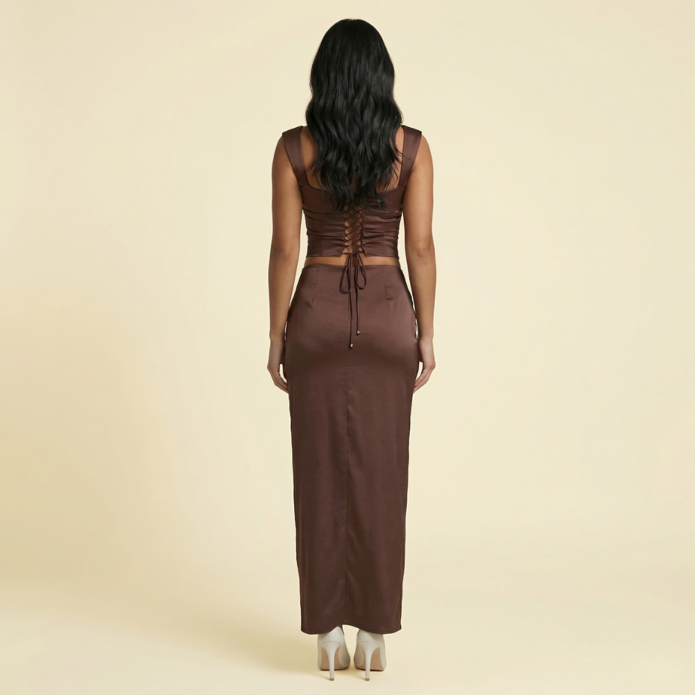 Lauren Corset Maxi Set