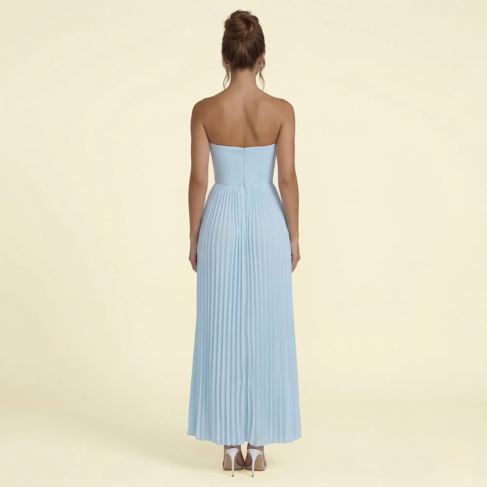 Colette Pleated Maxi Dress