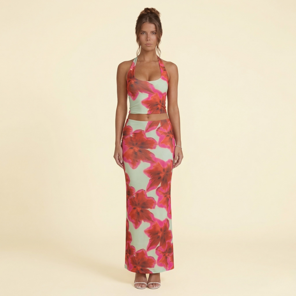 Mila Floral Maxi Set