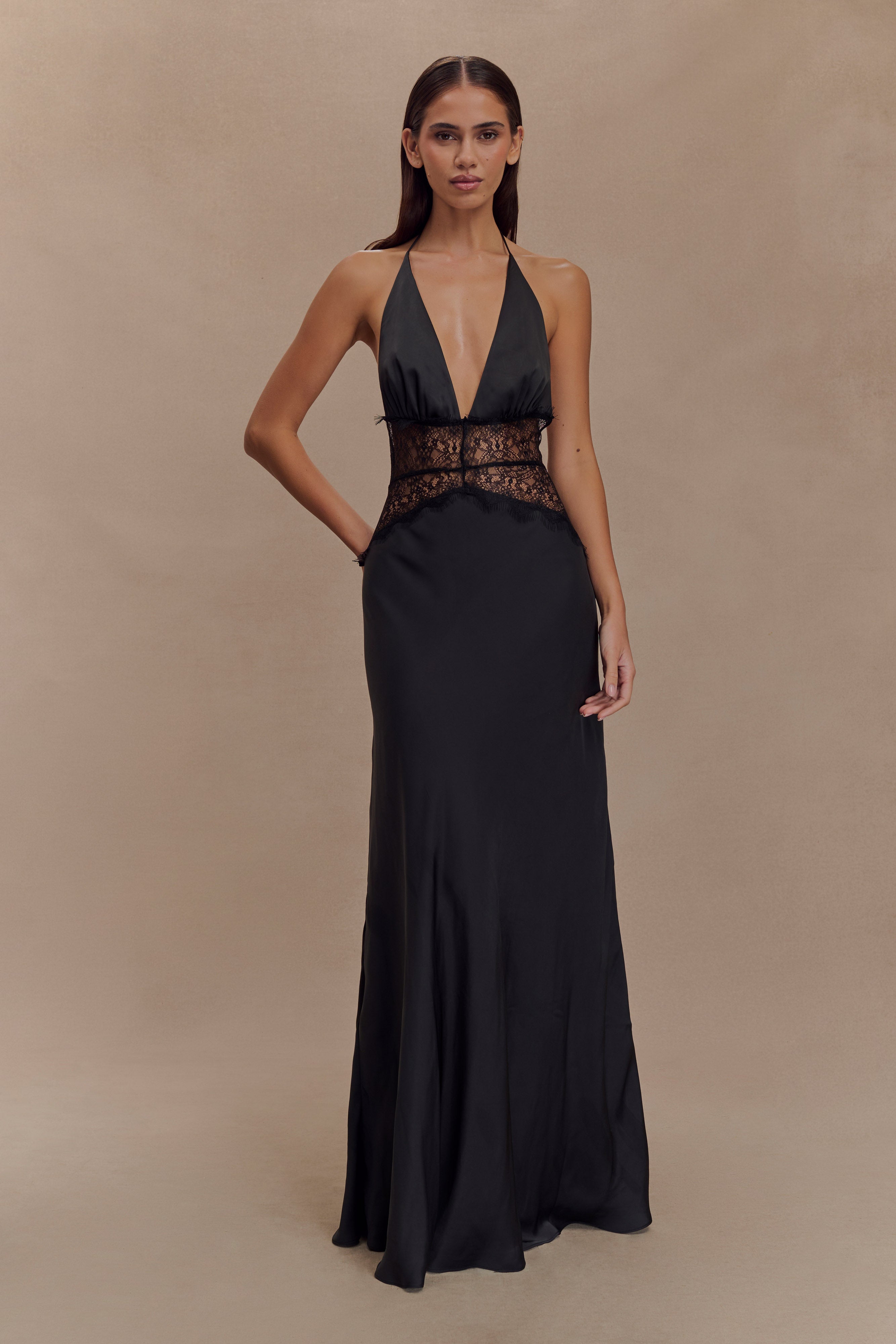 Elara Lace Maxi Dress