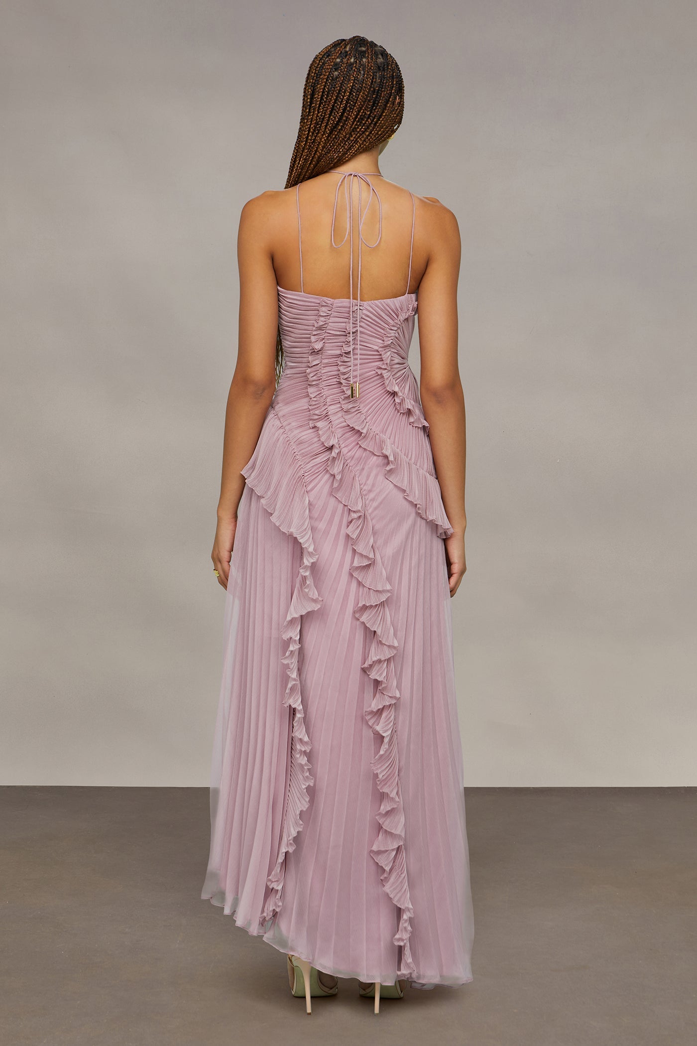 Aurelia Pleated Maxi Dress