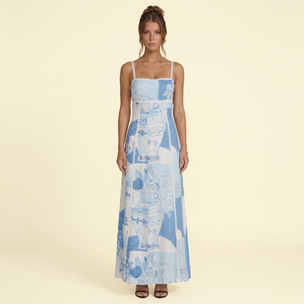 Eliana Bow Maxi Dress