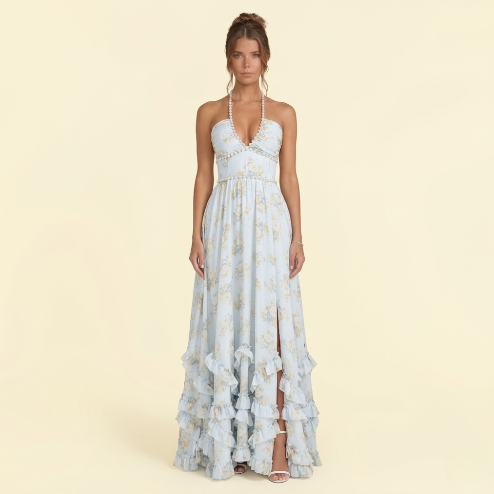 Seraphine Ruffle Maxi Dress